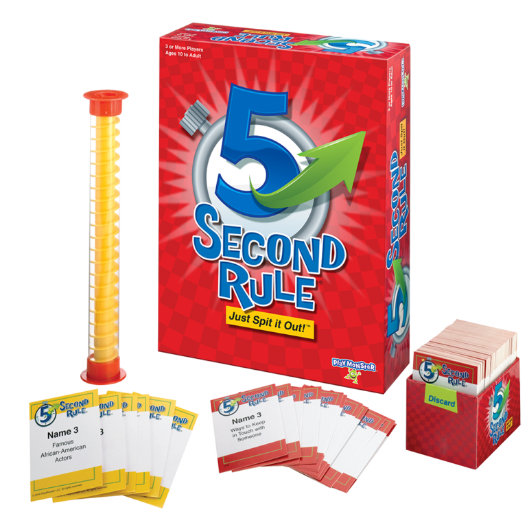 PlayMonster 5 Second Rule - Just Spit It out Game PlayMonster 5 Second Rule - Just Spit It out Game